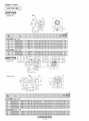 浮动接头重载型JAH系列2